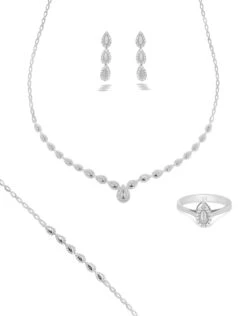 Parure Acacia(Parure Acacia) -MAISON ISOR Boutique Maison Isor Acacia Or Blanc Redimensionne