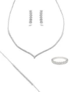 Parure Azalea(Parure Azalea) -MAISON ISOR Boutique Maison Isor Azalea Or Blanc Redimensionne