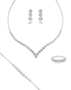 Parure Dahlia(Parure Dahlia) -MAISON ISOR Boutique Maison Isor Dahlia Or Blanc Redimensionne