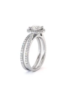 Duo Fidji(Duo Fidji) -MAISON ISOR Boutique Maison Isor Duos Solitaire Alliance Sara Or Blanc Position2