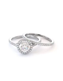 Duo Fidji(Duo Fidji) -MAISON ISOR Boutique Maison Isor Duos Solitaire Alliance Sara Or Blanc Redimens