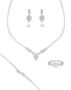 Parure Ixora(Parure Ixora) -MAISON ISOR Boutique Maison Isor Ixora Or Blanc Redimensionne