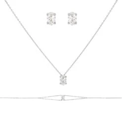 Parure Clara(Parure Clara) -MAISON ISOR Boutique Maison Isor Mini Set Clara Or Blanc 001