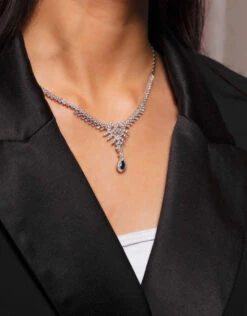 Parure Iris(Parure Iris) 21 Parure Iris(Parure Iris) -MAISON ISOR Boutique Maison Isor Parures Portees Iris 6215 Collier Or Blanc