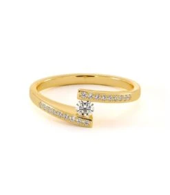 Solitaire Arista(Solitaire Arista) -MAISON ISOR Boutique Maison Isor Solitaire Arista Or Jaune 001 min