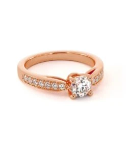 Solitaire Aulia(Solitaire Aulia) -MAISON ISOR Boutique Maison Isor Solitaire Aulia Or Rose 003 min