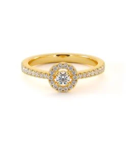 Solitaire Blue Moon(Solitaire Blue Moon) -MAISON ISOR Boutique Maison Isor Solitaire Blue Moon Or Jaune 001 min