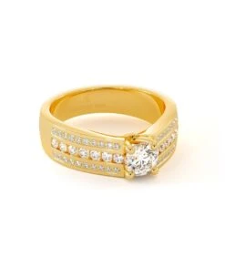 Solitaire Cassis(Solitaire Cassis) -MAISON ISOR Boutique Maison Isor Solitaire Cassis Or Jaune 003