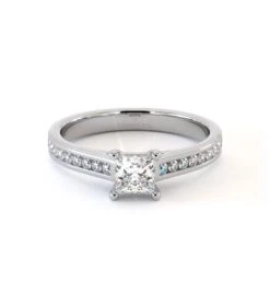 Solitaire Marjolaine(Solitaire Marjolaine 2) -MAISON ISOR Boutique Maison Isor Solitaire Marjolaine Or Blanc 001 e0d29383 5c87 4c1b 90ec e51d8d6c5b0c