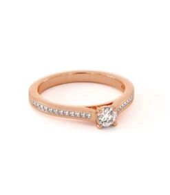 Solitaire Nubie(Solitaire Nubie) -MAISON ISOR Boutique Maison Isor Solitaire Nubie Or Rose 003