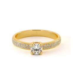 Solitaire Viverone(Solitaire Viverone) -MAISON ISOR Boutique Maison Isor Solitaire Viverone Or Jaune 001