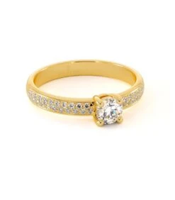 Solitaire Viverone(Solitaire Viverone) -MAISON ISOR Boutique Maison Isor Solitaire Viverone Or Jaune 003