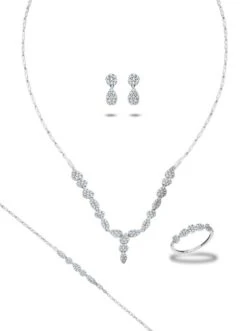 Parure Nelly(Parure Nelly) -MAISON ISOR Boutique nelly or blanc